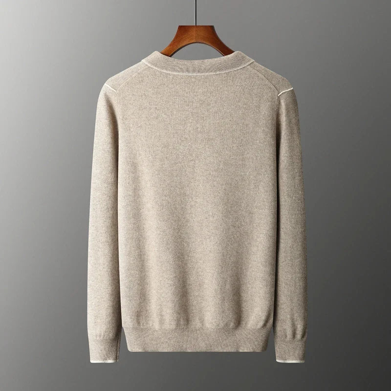 Nahum™ | Stylish Polo Sweater