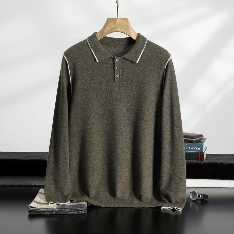 Nahum™ | Stylish Polo Sweater