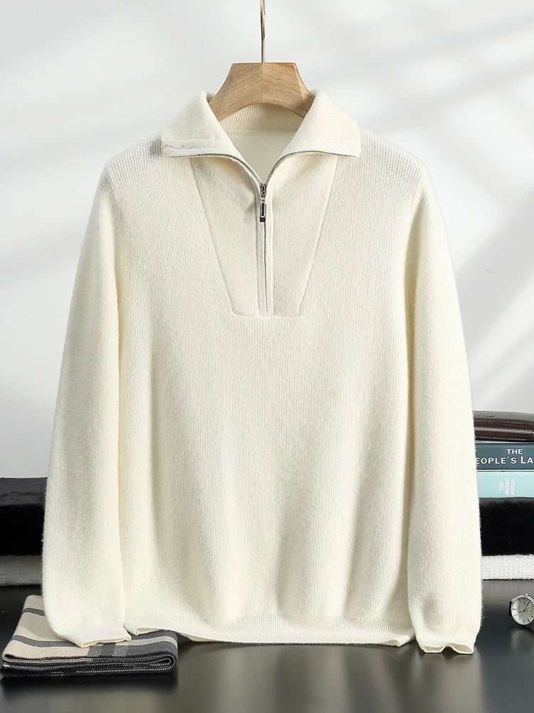 Eli™ | Stylish Half Zip Sweater