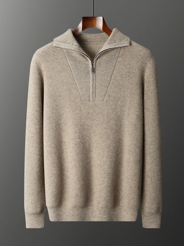 Eli™ | Stylish Half Zip Sweater