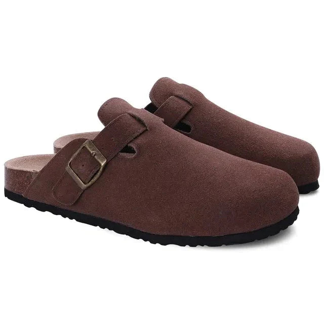 Olivia™ | Trendy Suede Clogs