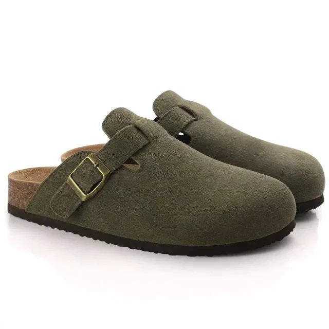 Olivia™ | Trendy Suede Clogs