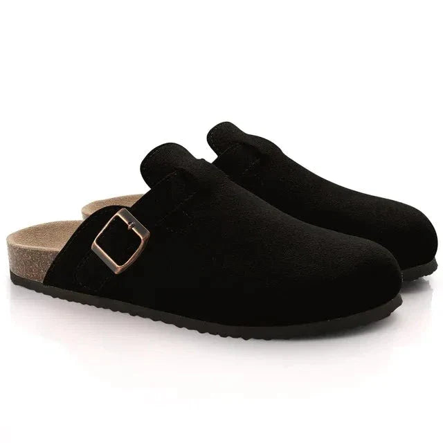 Olivia™ | Trendy Suede Clogs