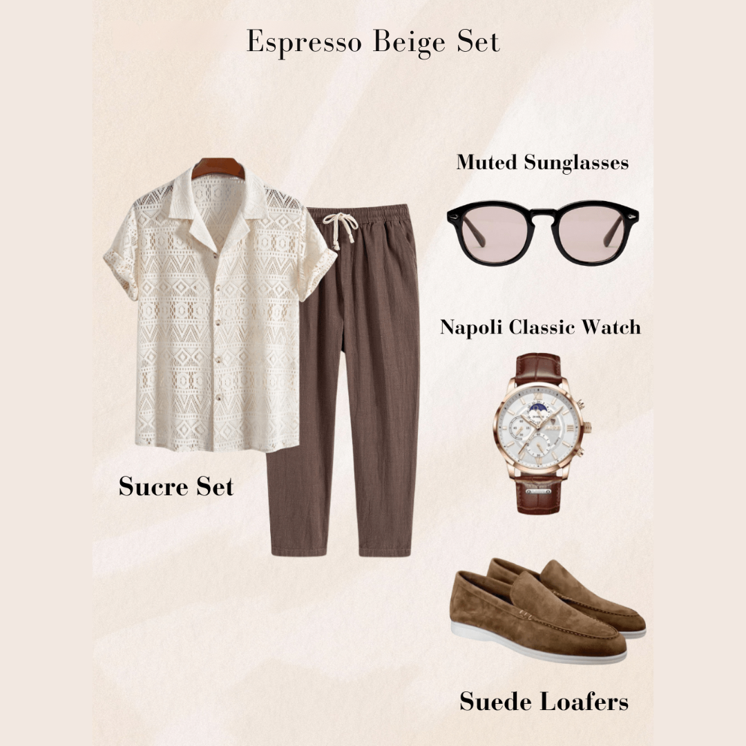 Bronte™ | Espresso Beige Set