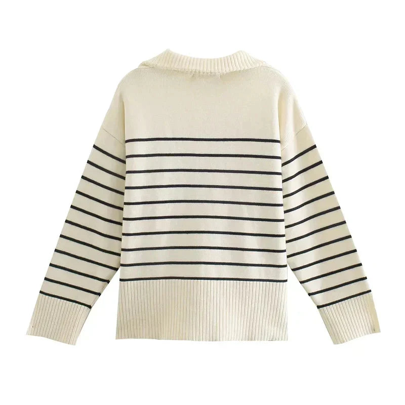 Isla™ | Striped Knit Sweater