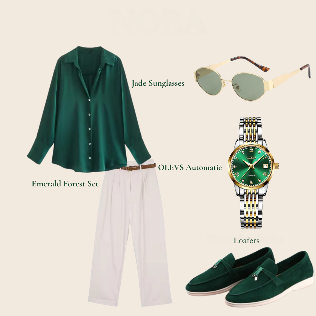 Olesya™ | Emerald Elegance Set