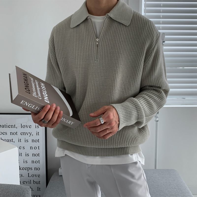 Sam™ | Stylish Half Zip Sweater