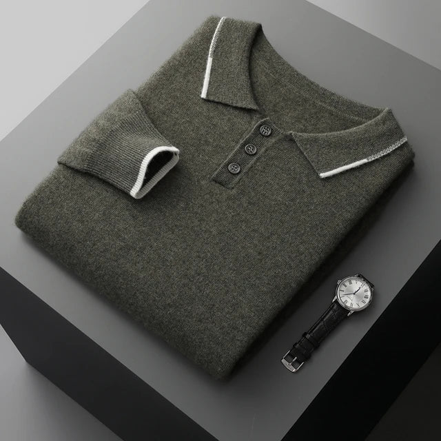 Nahum™ | Stylish Polo Sweater