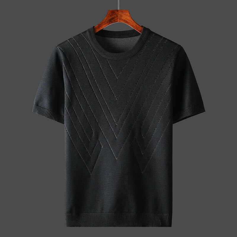 Walter™ | Knitted Short Sleeve Sweater