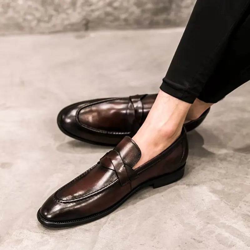 James™ | Elegant Leather Loafers