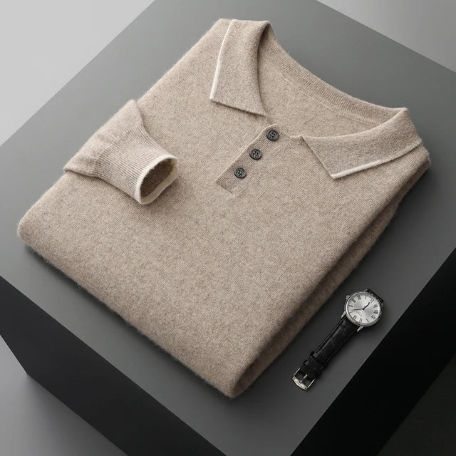 Nahum™ | Stylish Polo Sweater