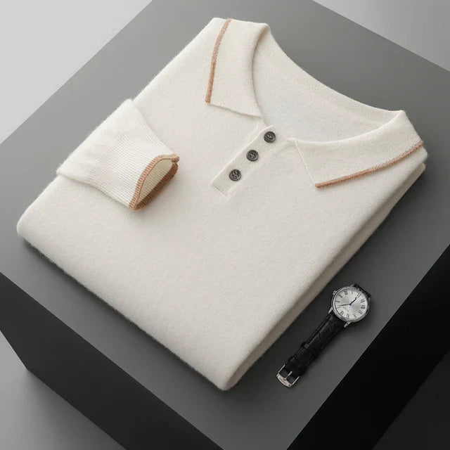 Nahum™ | Stylish Polo Sweater