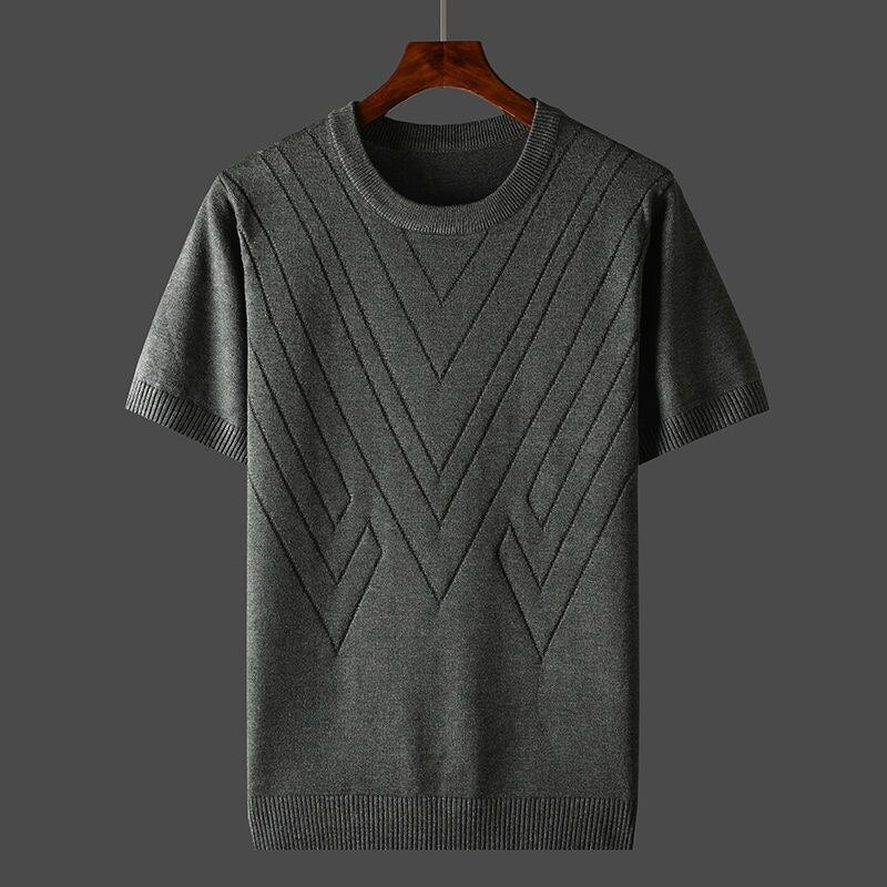 Walter™ | Knitted Short Sleeve Sweater