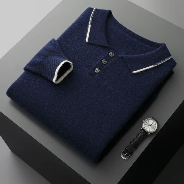 Nahum™ | Stylish Polo Sweater