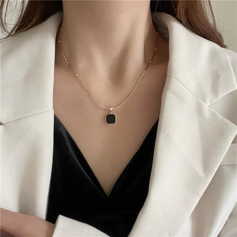 Gul™ | Classic Onyx Pendant Necklace