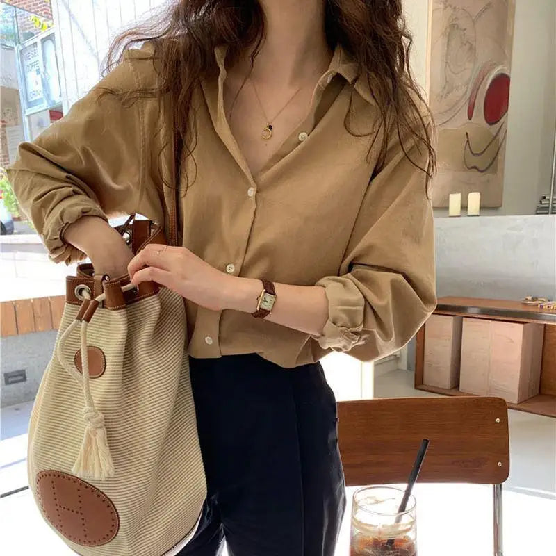 Gavriella™ | Classic Button-Up Blouse